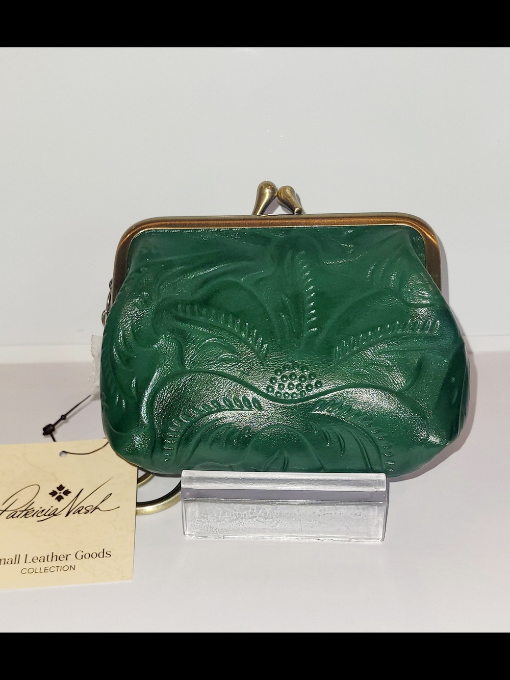 Patricia Nash Antique Brass Keyring Coin Pouch - Picture 4 of 5
